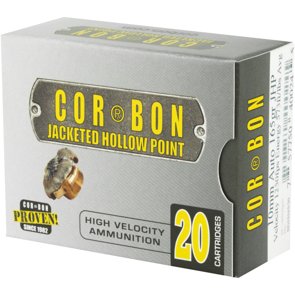 Cor-Bon 10mm Ammo: Fast Expansion & No Overpenetration (20) - Image 3