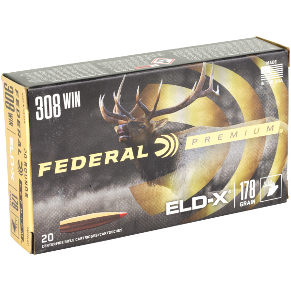 Federal 308 Winchester 178 Grain Hunting Bullets (20/box) - Image 2