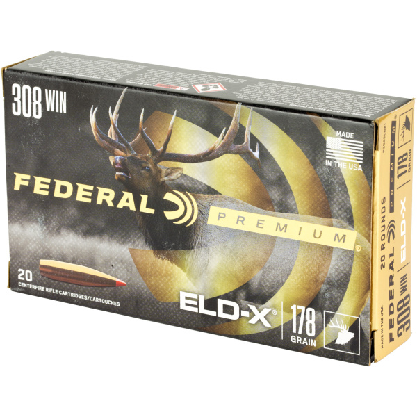 Federal 308 Winchester 178 Grain Hunting Bullets (20/box) - Image 3