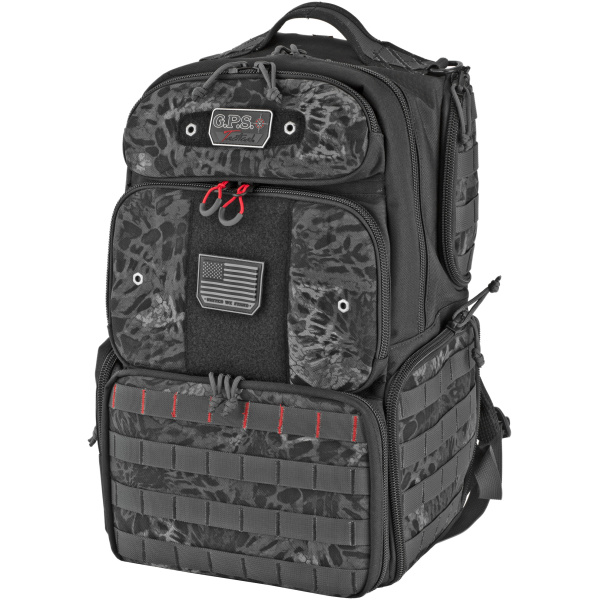 GPS Tactical Range Backpack - Tall Blackout - Image 3
