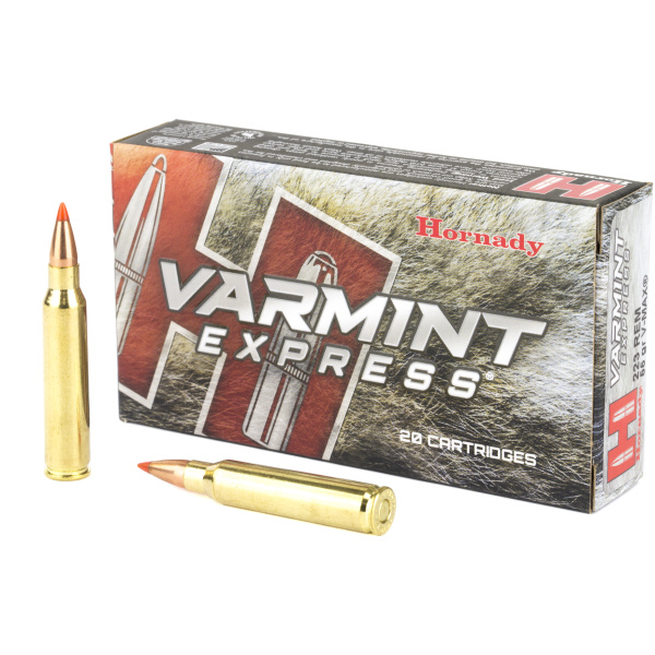 Hornady Varmint Express 223 Rem Ammo - 55gr - 20 Box