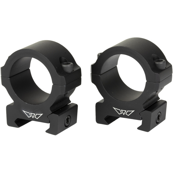 Warne Vapor 2-Piece Horizontal Scope Rings 1" Medium Matte - Image 3