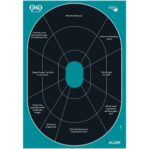 Allen Girls with Guns 12x18 Adhesive Targets Pack of 5