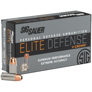 Sig Sauer 9mm V-Crown 115gr - 50 Box | Stopping Power