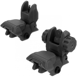 Tacfire AR-15 Low Profile Pop Up Sights for Precision Shooting