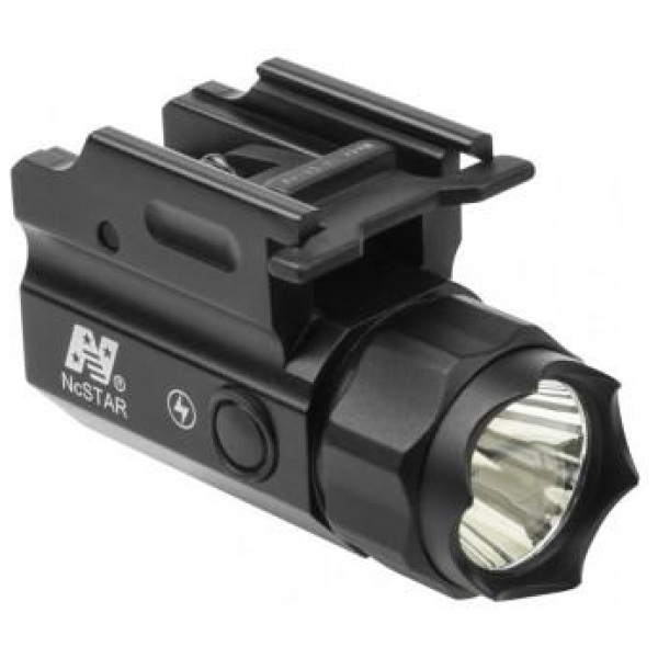 NcSTAR 3-Watt Pistol Flashlight with Strobe - 1/Box
