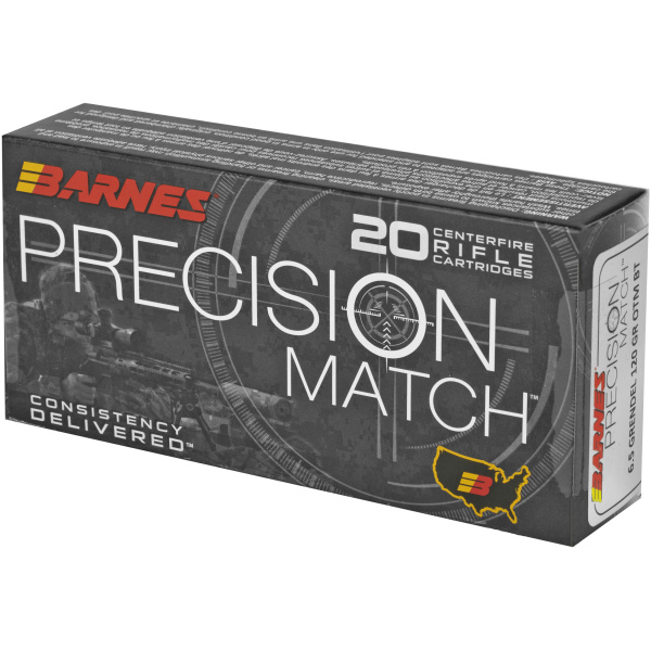 Barnes 120 Grain 6.5 Grendel Bullets - 20/Box - Image 3