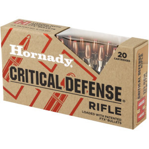 Hornady Critical Defense 5.56 223 Rem Ammo - 20 Rounds