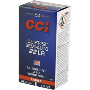 CCI 22 LR Ammunition - 45 Grain - 50 Rounds