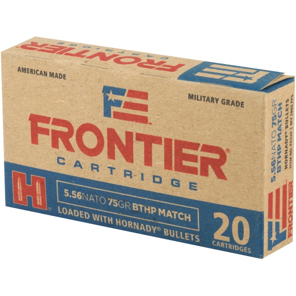 Frontier 5.56 NATO 75 Grain HP Ammo - 20 Rounds - Image 2