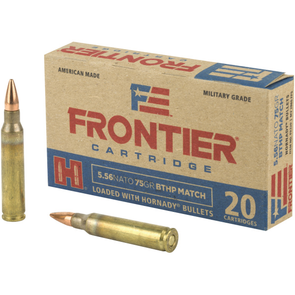 Frontier 5.56 NATO 75 Grain HP Ammo - 20 Rounds - Image 3