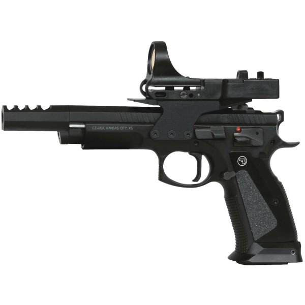CZ 75 Czechmate Pistol - Black | 9mm | 5.23" Barrel | 20rd | Fixed Sights | Black Grips - Image 2