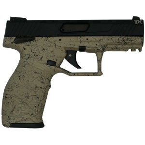 Taurus TX22 Handgun 22LR 10rd Magazines (2) 4" Barrel Black Slide FDE Frame with Black Splatter