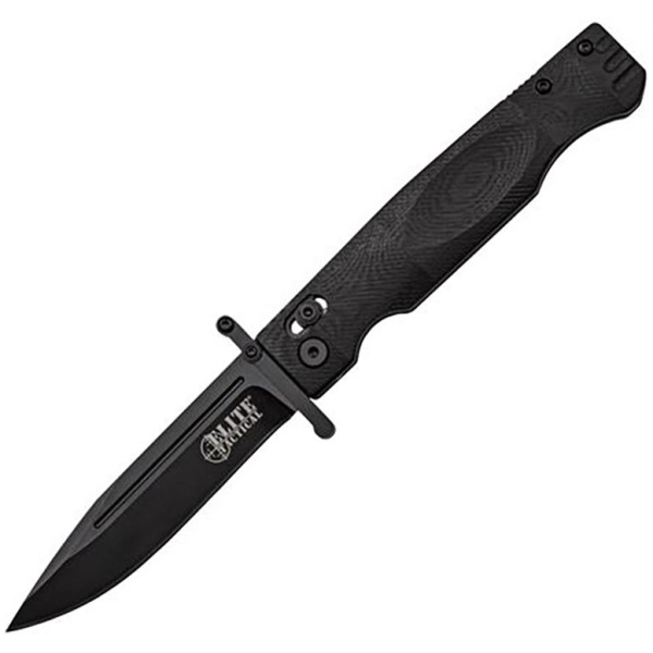 Master Cutlery Elite Tactical Guardsman Folding Knife 3 3/4" Blade Black