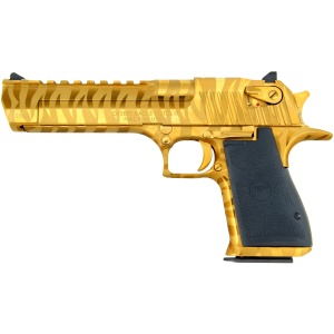 DESERT EAGLE .50AE 6" PISTOL 7RD TITANIUM GOLD W/TIGER STRIPES