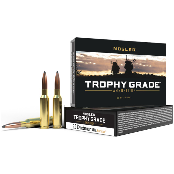 Nosler 6.5 Creedmoor 140gr Partition Ammunition (20/box)