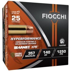 Fiocchi 357 Magnum Hyperformance Hunt 25/box - Barnes XPB