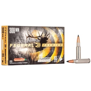 Trophy Copper .308 Winchester Ammunition - 20/Box