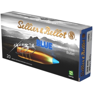Sellier & Bellot .308 Winchester 165 Grain eXergy Blue Ammunition - 20 Rounds
