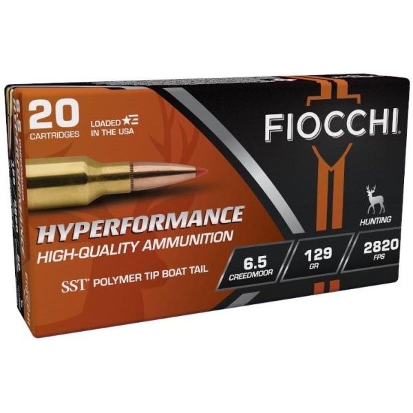 Fiocchi 6.5 Creedmoor Hunting Ammunition - 20/Box