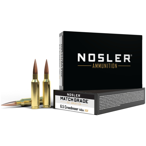 Nosler 6.5 Creedmoor Match Grade Ammo - 20 Rounds