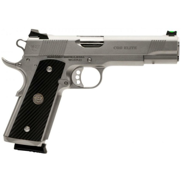 Wilson Combat CQB Elite Full-Size Handgun .45 Auto 8rd Magazines (2) 5" Barrel Stainless Glass Bead Blast