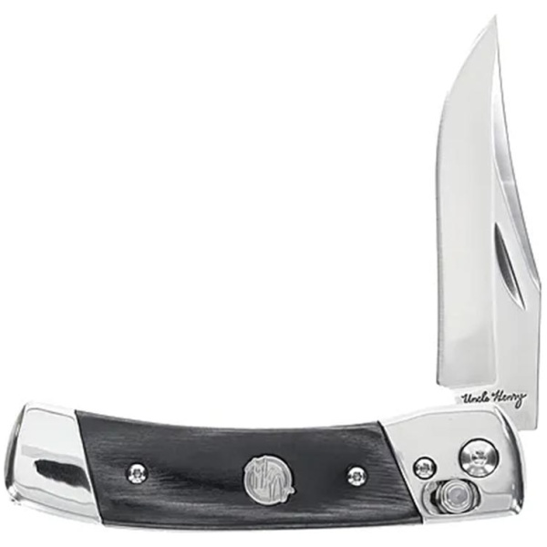 Uncle Henry PLB5 Folding Knife 2-9/10" Clip Point Blade Black