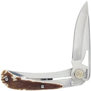 Uncle Henry 3UH Large Folding Knife 2-7/10" Drop Point Blade Staglon