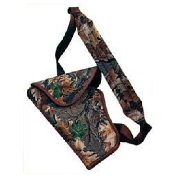 Uncle Mike's Scoped Bandolier Hunting Holsters Black - 6" - 7-1/2" Barrel Sgl. Act. Rev
