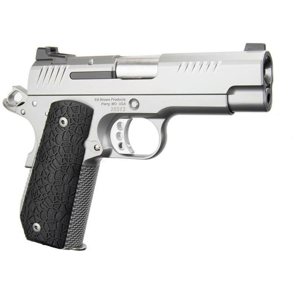 Ed Brown EVO KC9 Stainless Carry Handgun 9mm Luger 9rd Magazine 4" Barrel Thumb Safety