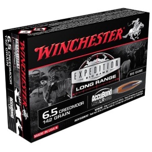 Winchester 6.5 Creedmoor 142gr Big Game Ammunition - 20 Box