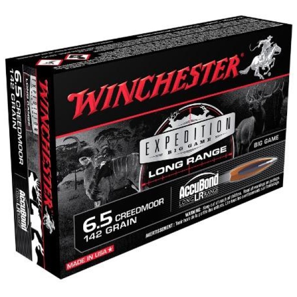 Winchester 6.5 Creedmoor 142gr Big Game Ammunition - 20 Box