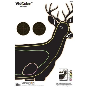Champion VisiColor High-Visibility Paper Targets 10-Pack