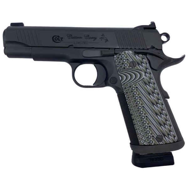Colt Custom Carry Limited Handgun .45 Auto 7rd Magazine 4.25" Barrel Smoke Grey DLC