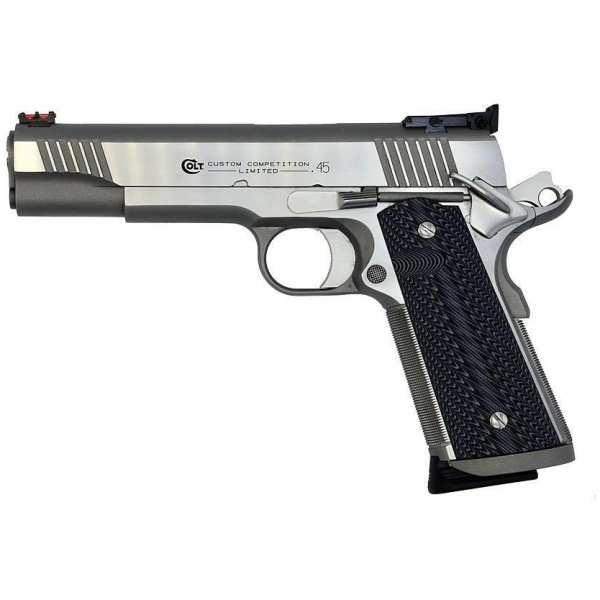 Colt Custom Competition Handgun .45 Auto 8rd Magazine 5" Barrel Stainless Finish