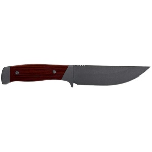 Old Timer Frontier Fixed Blade Knife 5" Drop Point Blade Wood
