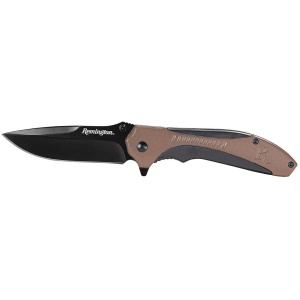 Remington Sportsman Folder Knife - Tan/Black 4.5in