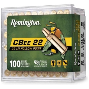 Remington CBee 22 Ammo: Quiet .22LR, 100 Round Box