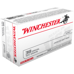 Winchester .38 Special Ammo - 50 Rounds - Deep Penetration