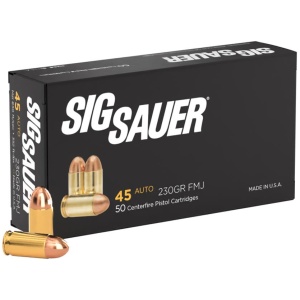 Sig Sauer 45 ACP 230 Grain Ammunition - 50 Box