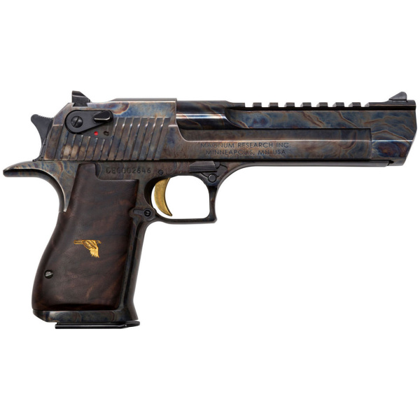 Magnum Research Case Hardened Desert Eagle Mark XIX Handgun .357 Magnum 9rd Magazine 6" Barrel Walnut Grips