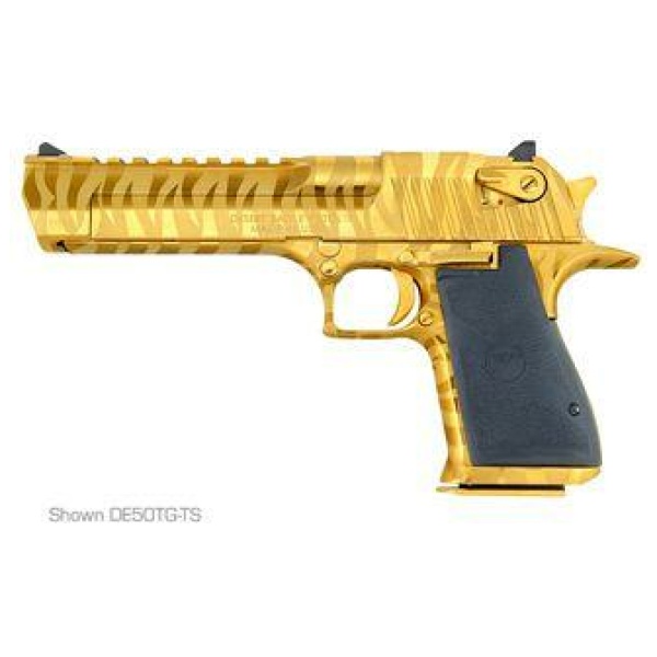 DESERT EAGLE .44 MAGNUM  6' 8RD TITANIUM GOLD STIPE