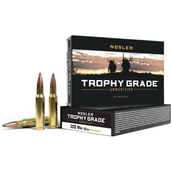 Nosler Trophy Grade Ammunition - 20 Rounds | .308 Winchester