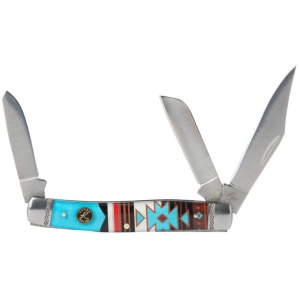 Rock Ridge Trapper Knife - 3" Blade, Western Style