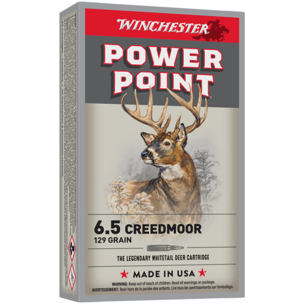 Winchester 6.5 Creedmoor 20/Box: Reliable Hunting Ammo