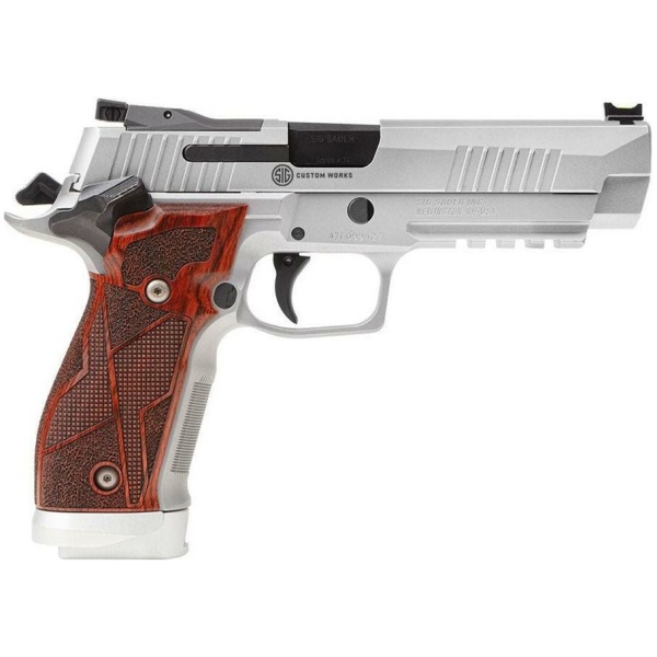 Sig Sauer P226 X-Five Classic Handgun 9mm Luger 20rd Magazines (3) 5" Barrel Silver with Wood Grips Optic Ready