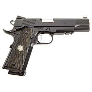 Wilson Combat CQB Lightrail Full-Size Handgun .45 ACP 8rd Magazines (2) 5" Barrel Black Armor-Tuff CA Compliant