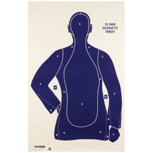 Champion LE B21-E Police Silhouette Target 25 yd 100 Pack