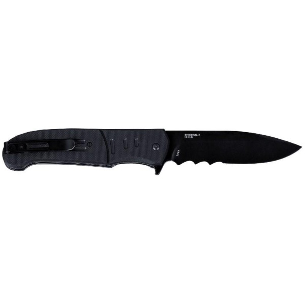 CRKT Ignitor Assisted Folding Knife 3-1/2" Drop Point Blade Black with Veff Serrations