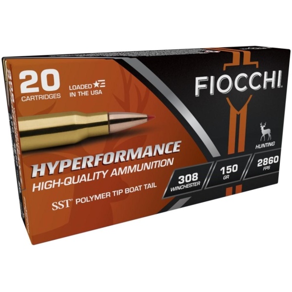 Fiocchi 308 Winchester 150 Grain – Accurate Hunting Ammo (20/box)